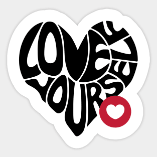 Love Yourself Sticker